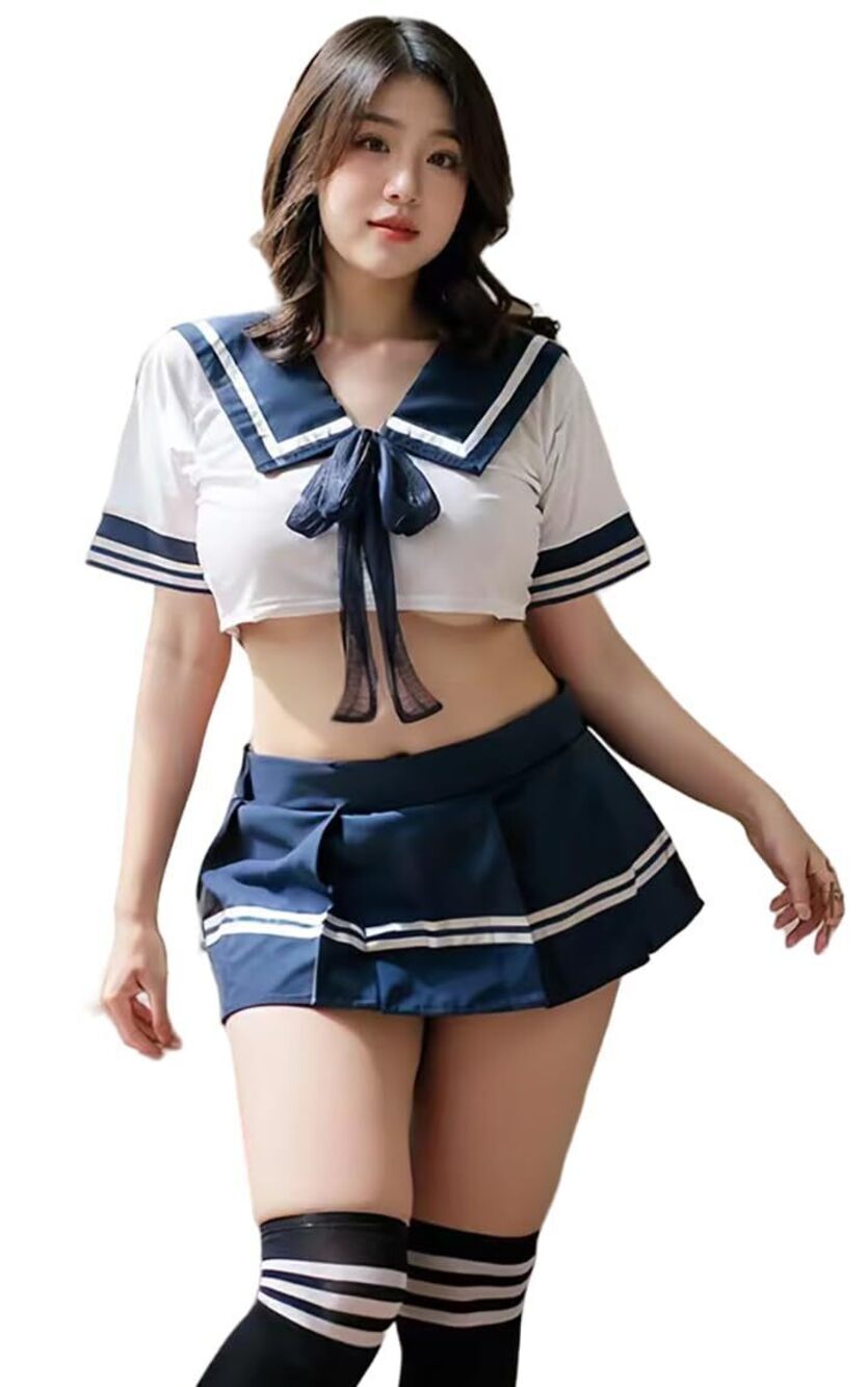 7419 Schoolgirls JK Japan Cosplay Roleplay Sailor Lingerie Pajamas Costumes